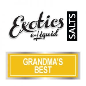 Exotics e-Liquid SALTS Grandma's Best