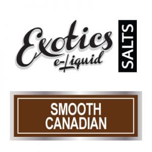 Exotics e-Liquid SALTS Smooth Canadian
